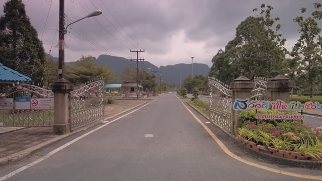 Virtual Cycle Rides – Tham Ruesi Sawan Park with Monkeys & Limestone Scenery