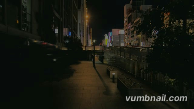 Virtual Walks – Dōtombori Urban Night Walk with Neon Billboards – Osaka, Japan