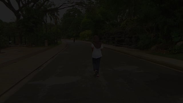 Virtual Walks – Lake Gardens and KLCC with Petronas Towers Backdrop During Tropical Rain – Malaysia