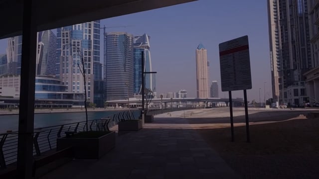 Virtual Cycle Rides – Business Bay, Dubai, United Arab Emirates (Late Afternoon Ride) 1