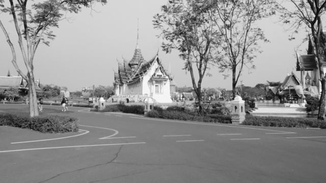 4K Virtual Cycle Rides – Ancient City – Vintage Version – Thailand