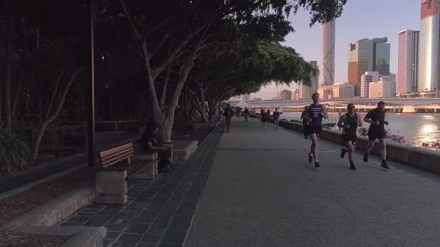 Virtual Cycle Rides – Waterfront Sunset, Brisbane, Australia 1