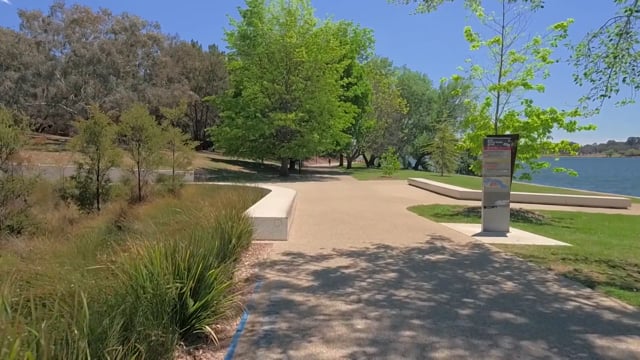 Virtual Cycle Rides – Lake Ride, Canberra, Australia 1