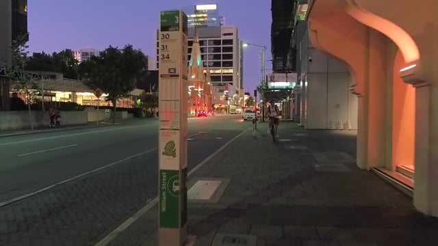 Virtual Cycle Rides – Downtown Night Ride, Perth, Australia 1