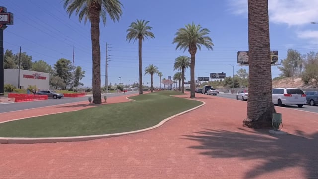 Virtual Run – Bright Sunny Day Ride on the Strip 2 – Las Vegas, Nevada, USA with Local Sounds