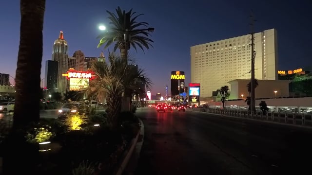 Virtual Cycle Rides – 4th of July with Fireworks on the Strip – Las Vegas, Nevada, USA