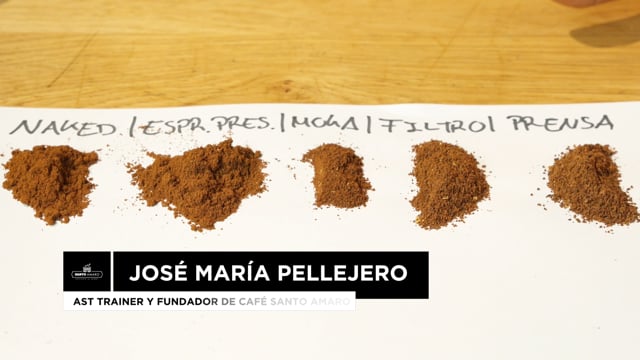 ¿Cómo debe ser el punto de molienda según mi cafetera?