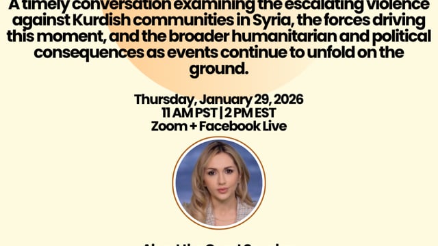 Syria in Crisis: Violence Against Kurds and the Present Moment, with Hadeel Oueis