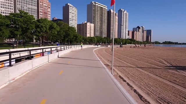 Virtual Cycle Rides – Waterfront Run, Chicago, Illinois, USA 3