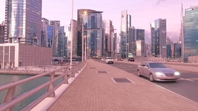 Virtual Cycle Rides – Sunset by Business Bay, Dubai, United Arab Emirates 3