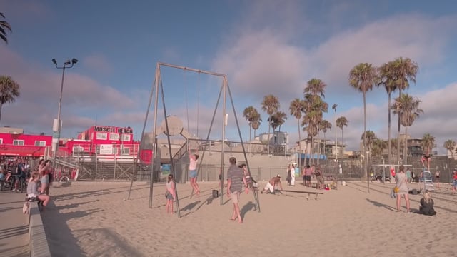 Virtual Cycle Rides – Santa Monica & Venice Beach Sunset, Los Angeles, California, USA 2