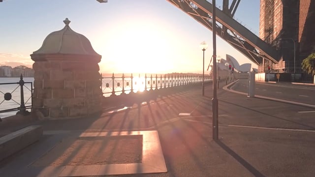 Virtual Cycle Rides – Sunrise Ride, Sydney, Australia 1
