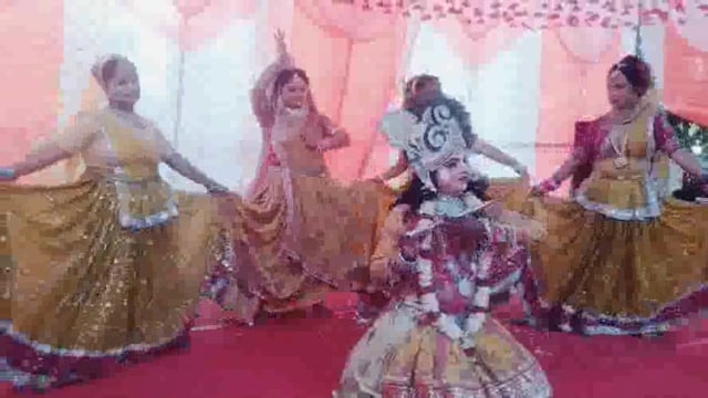 मांट के राजकीय महाविद्यालय के पास महा रास और प्रसादी का हुआ आयोजन।