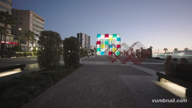 Virtual Run – Malaga Boulevard at Twilight, Spain 1