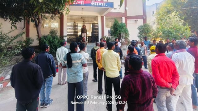 सिरदला थाना परिसर में 36 लोगों को कराया गया गुंडा परेड