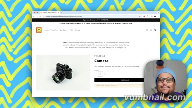 How to add tariff surcharges or excise fees with Magical Fees