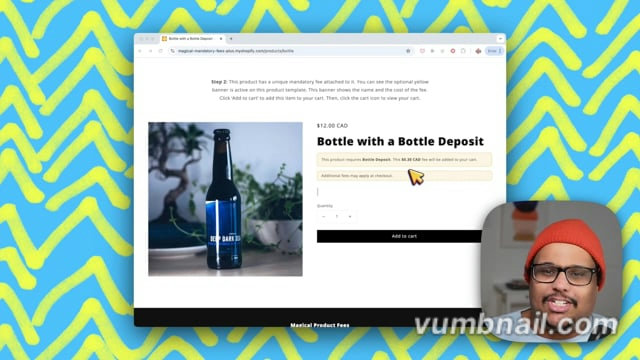 How to charge Pfand bottle deposit fees with Magical Fees