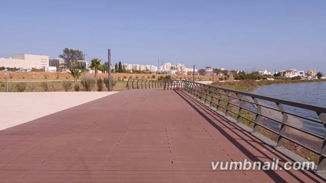 Virtual Walk – Warm-Up Walk, Sunny Summer Day, Faro, Algarve, Portugal 1