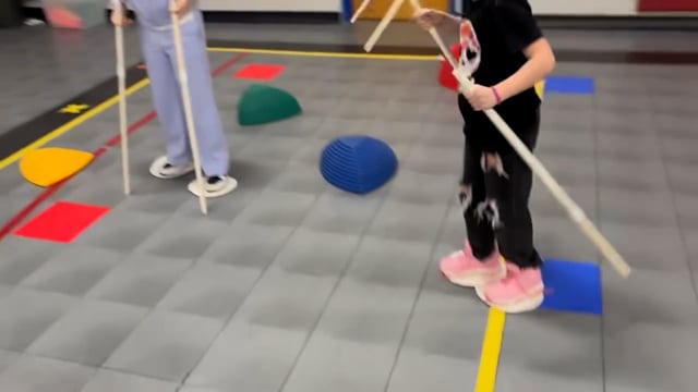 Video preview image of Olympic Training in PE Class; click to visit the ParentSquare post with the video