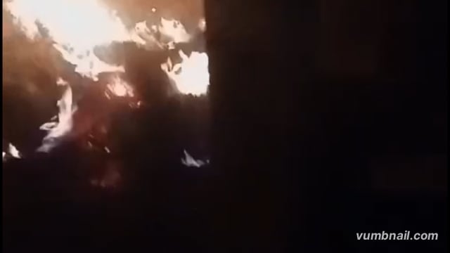 संग्रामपुर गांव में पुआल की टाल में लगी आग,40000 की संपत्ति जलकर हुई राख