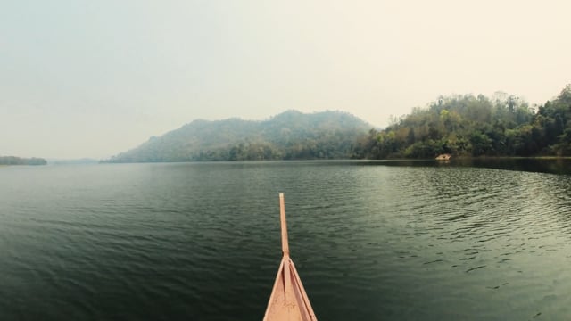 Virtual Rowing - Misty Lake - Sri Lanna National Park - Thailand (2160p)