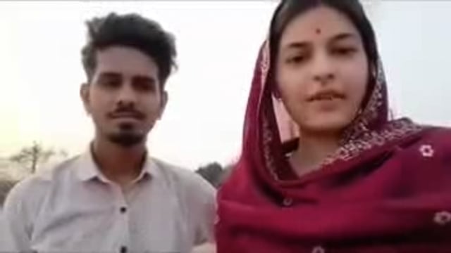 ललितपुर के प्रेमी जोड़े का वीडियो वायरल भागकर कर ली शादी अब घर वालों पर लगा रही है आरोप 