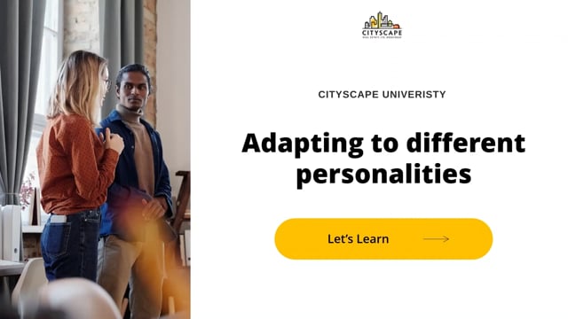 How to adapt your presentation — Cityscapere