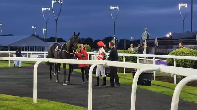 Fabuleuse at the races with Tom Queally