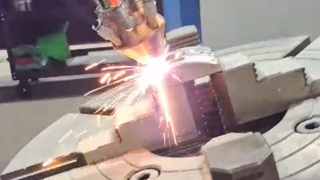 Laser Cladding Process Video