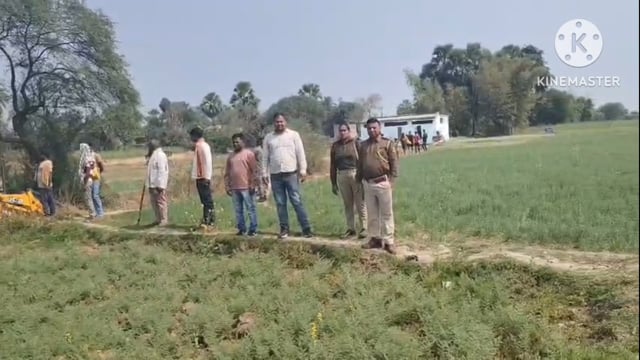 पाठकी गांव में पावर ग्रिड निर्माण पर विवाद, प्रशासन में पुलिस बल के साथ काम कराया शुरू।