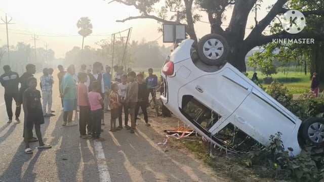 शादी की खुशियां मातम में बदली, अमरपुर में दूल्हे की गाड़ी को ट्रक ने मारी टक्कर, दूल्हा समेत चार गंभीर।