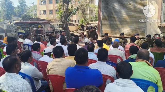 अमरपुर थाना में शांति समिति की बैठक, सौहार्दपूर्ण वातावरण में होली मनाने की अपील।