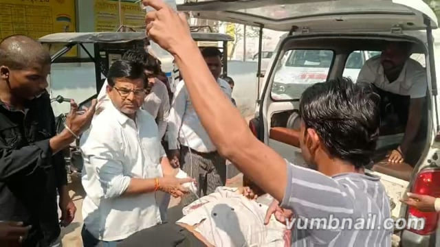 लहार- तेज रफ्तार मोटरसाइकिल ने साइकिल सवार को मारी टक्कर