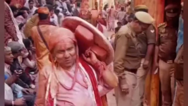 नंदगांव की लठामार होली शांतिपूर्ण एवं सकुशल हुई सम्पन्न। 