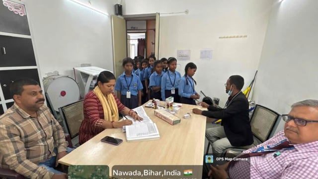 अंबेडकर छात्रावास में 150 छात्रों का किया गया स्वास्थ्य परीक्षण