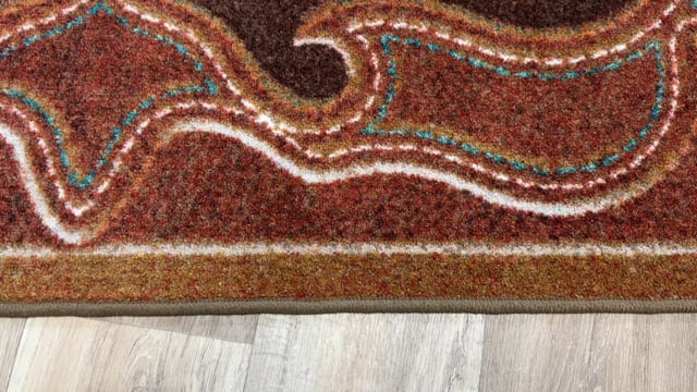 Vimeo video preview for Western Stitched Brown Rug Collection - 1169853919