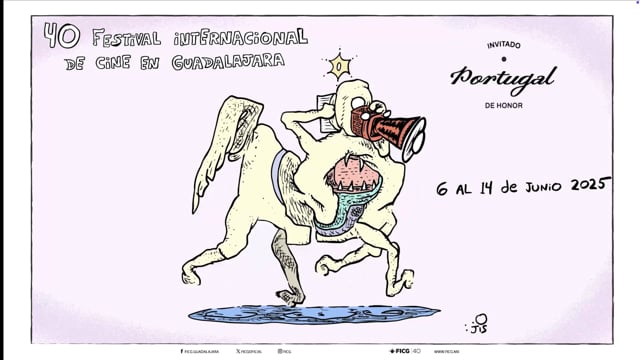 Póster del proyecto FICG: Nuestros alumnos trabajan para el FICG