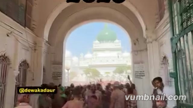 ▶️....इस बार हिन्दुओं ने देवा शरीफ मस्जिद में घुसकर होली खेली है.. part 1