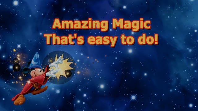 Video Disney Fantasia Miracle Deck