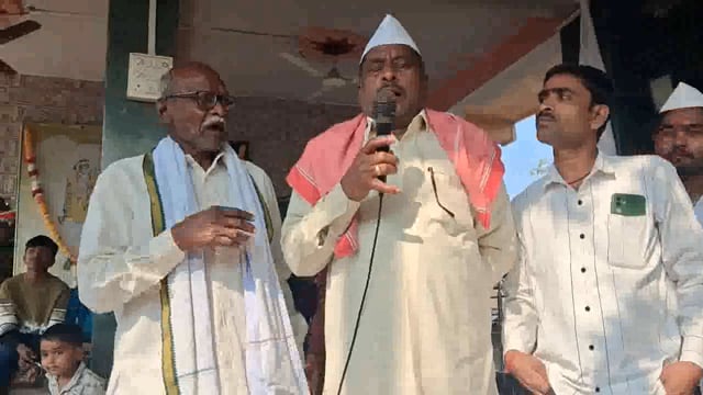 रेडवा येथील नायक उद्देशींग राठोड  यांनी सेवालाल महाराज जयंती निमित्त लोकांना केलेले उपदेश रिपोर्टर रामदत्त राठोड 