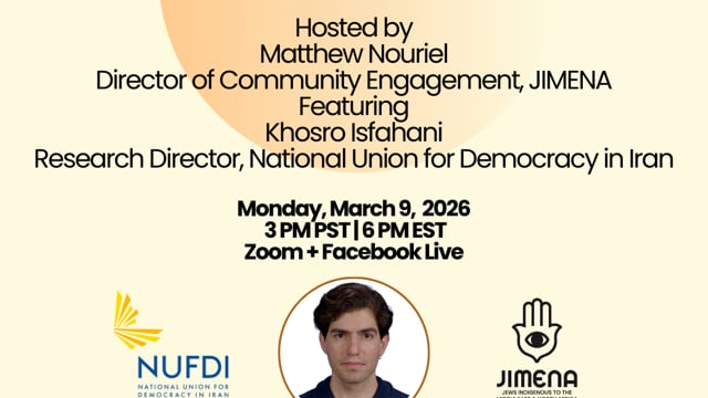 Understanding the Reality in Iran with Khosro Isfahani of NUFDI