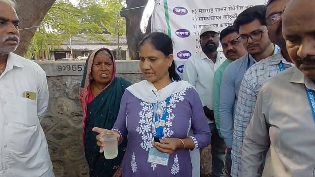 अखेर ७ व्या दिवशी भूमी अभिलेख अधिकाऱ्यांच्या आश्वासनानंतर उपोषण मागे