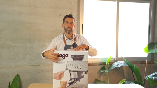 Unboxing y montaje cafetera Sage Barista Express Impress