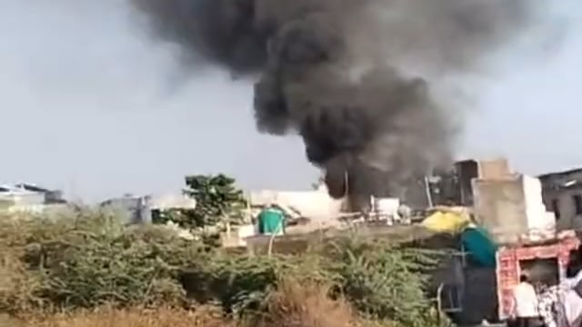 अकोट में सिलेंडर स्फ़ॉट