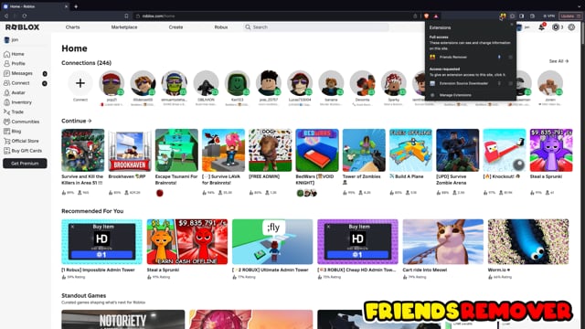 Friends Remover Demo