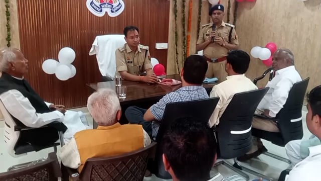 बेहतर कार्यालय के साथ साथ व्यवहार भी बेहतर होना जरूरी
एसएसपी ने किया थाने में नए कक्ष का लोकार्पण