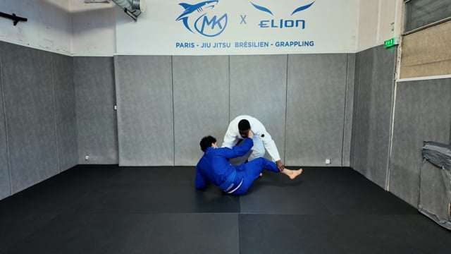 Shin slice x pass high step top spin