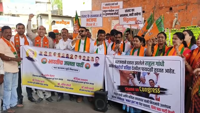 संसद के सम्मान में भाजपा मैदान में