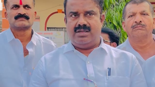 आटपाडी मध्ये भाजपकडून निषेध 