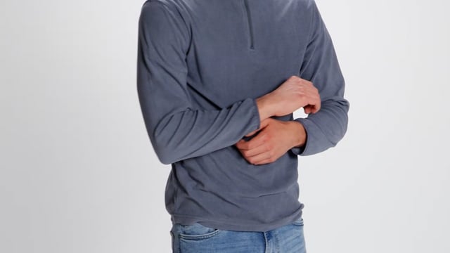 Video för Himalaya fleecejacka med kvartslång dragkedja för herr